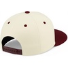 image:imageTrendy Apparel Shop San Jose Upside Down Embroidered 5 Panel Two Tone Vintage Ball CapNatural Burgundy