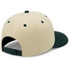 image:imageTrendy Apparel Shop San Jose Upside Down Embroidered 5 Panel Two Tone Vintage Ball CapNatural Dark Green