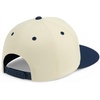 image:imageTrendy Apparel Shop San Jose Upside Down Embroidered 5 Panel Two Tone Vintage Ball CapNatural Navy