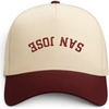 image:imageTrendy Apparel Shop San Jose Upside Down Embroidered 5 Panel Two Tone Vintage Ball CapNatural Burgundy