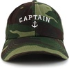 image:imageTrendy Apparel Shop Captain Anchor Embroidered Soft Crown 100 Brushed Cotton CapCamo
