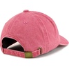 image:imageBesties Embroidered Pigment Dyed Low Profile Cotton Baseball CapFuchsia