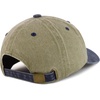 image:imageBesties Embroidered Pigment Dyed Low Profile Cotton Baseball CapKhaki Navy