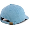 image:imageBesties Embroidered Pigment Dyed Low Profile Cotton Baseball CapLight Blue
