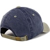 image:imageBesties Embroidered Pigment Dyed Low Profile Cotton Baseball CapNavy Khaki