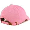 image:imageBesties Embroidered Pigment Dyed Low Profile Cotton Baseball CapPink