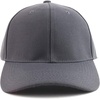 image:imageBig Size Oversized Plain Structured Fitted Baseball CapCharcoal