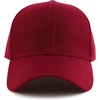 image:imageBig Size Oversized Plain Structured Fitted Baseball CapMaroon