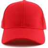 image:imageBig Size Oversized Plain Structured Fitted Baseball CapRed