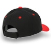 image:imagePlain Infants Size Structured Adjustable Baseball CapBlack Red