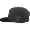 image:imageTrendy Apparel Shop 3D Mexico Pride Embroidered Flatbill Snapback CapCharcoal Black 1