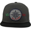 image:imageTrendy Apparel Shop 3D Mexico Pride Embroidered Flatbill Snapback CapCharcoal Black 1