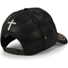 image:imageTrendy Apparel Shop 3D Christ King of Kings Embroidered Jesus Christian Ball CapBlack Black 1
