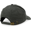 image:imageTrendy Apparel Shop Plain Faux Suede Leather Adjustable Structured Baseball CapDark Grey 1