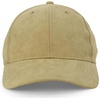 image:imageTrendy Apparel Shop Plain Faux Suede Leather Adjustable Structured Baseball CapKhaki 1