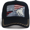 image:imageTrendy Apparel Shop Rodeo Horse Embroidered Mesh Back Baseball CapBlack Black 4