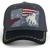 image:imageTrendy Apparel Shop Rodeo Horse Embroidered Mesh Back Baseball CapCharcoal Black 4