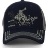 image:imageTrendy Apparel Shop Rodeo Horse Embroidered Mesh Back Baseball CapNavy Charcoal 8