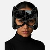 image:imageTrendy Apparel Shop Mirror Phantom Half Mask Costume AccessoryBlack 3