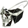 image:imageTrendy Apparel Shop Mirror Phantom Half Mask Costume AccessorySilver 1