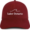 image:imageTrendy Apparel Shop Lake Ontario Embroidered Cotton Unstructured Low Profile Dad HatMaroon