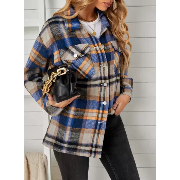 imageAstylish Women Corduroy Shirts Casual Long Sleeve Button Down Blouses TopV Cool Blue