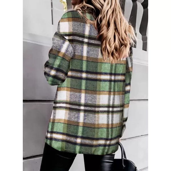 imageAstylish Women Corduroy Shirts Casual Long Sleeve Button Down Blouses TopV Green