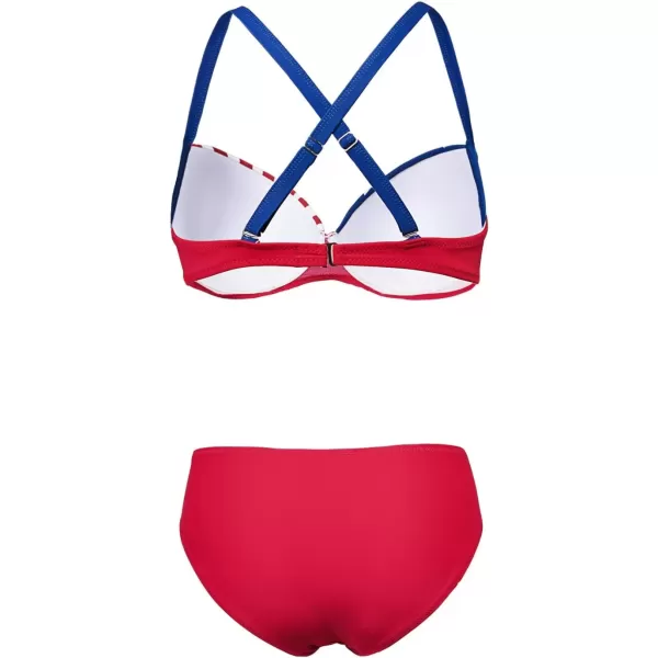 imageAstylish Women Push Up Two Piece Bikini Swimsuits Padded Swimwear Bathing SuitYzmulticolor