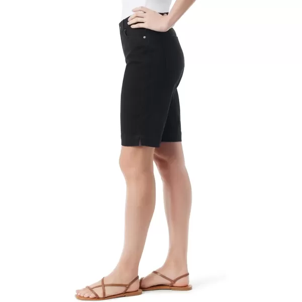 imageGloria Vanderbilt Womens Amanda Bermuda High Rise Short StandardBlack