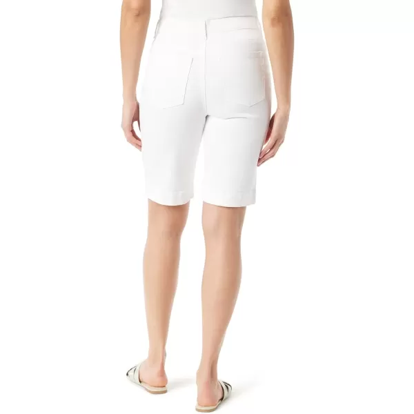 imageGloria Vanderbilt Womens Amanda Bermuda High Rise Short StandardVintage White