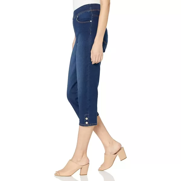 imageGloria Vanderbilt Womens Avery Pull on CapriRaynes  Button Hem