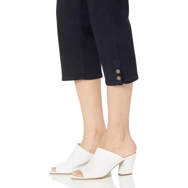 imageGloria Vanderbilt Womens Avery Pull on CapriRinse  Button Hem