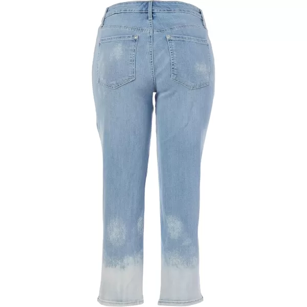 imageGloria Vanderbilt Womens Mid Rise Straight Leg Crop Length JeanBrooks Indigo Cloud