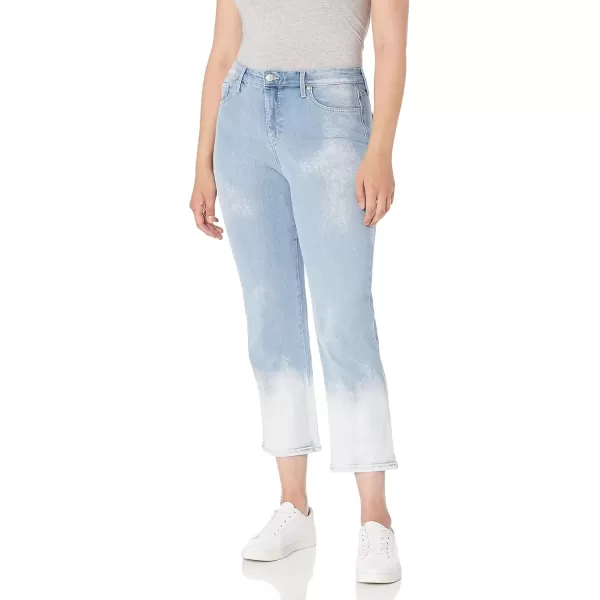 imageGloria Vanderbilt Womens Mid Rise Straight Leg Crop Length JeanBrooks Indigo Cloud