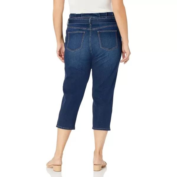 imageGloria Vanderbilt Womens Paperbag Straight Leg Cropped JeanBerwyn