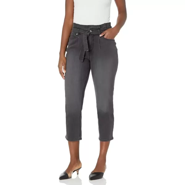 imageGloria Vanderbilt Womens Paperbag Straight Leg Cropped JeanRockford