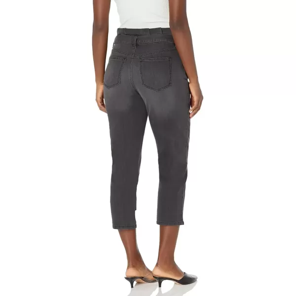 imageGloria Vanderbilt Womens Paperbag Straight Leg Cropped JeanRockford