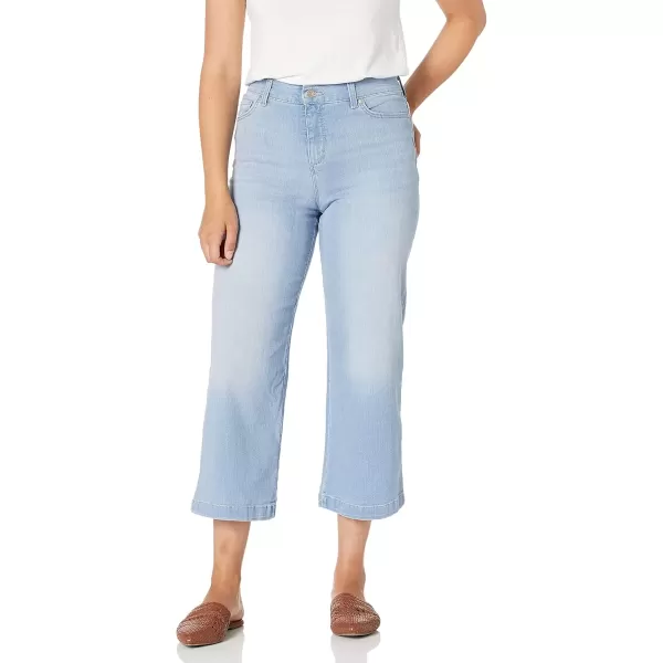 imageGloria Vanderbilt Womens Petite Amanda Wide Leg Crop Length JeanIsla Whiskers