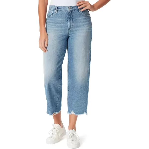 imageGloria Vanderbilt Womens Petite Amanda Wide Leg Crop Length JeanParkes Whiskers