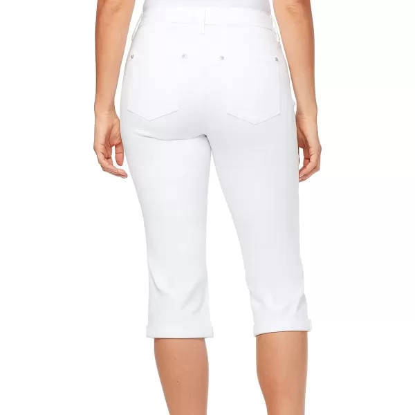 imageGloria Vanderbilt Womens Rail Straight CapriVintage White