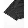 imageAstylish Womens Baggy Boyfriend Jeans Wide Leg High Waisted Barrel Vintage Trendy Denim Ankle PantsBlack