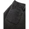 imageAstylish Womens Baggy Boyfriend Jeans Wide Leg High Waisted Barrel Vintage Trendy Denim Ankle PantsBlack