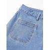 imageAstylish Womens Baggy Boyfriend Jeans Wide Leg High Waisted Barrel Vintage Trendy Denim Ankle PantsDusk Blue