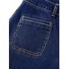 imageAstylish Womens Baggy Boyfriend Jeans Wide Leg High Waisted Barrel Vintage Trendy Denim Ankle PantsNavy Blue