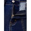 imageAstylish Womens Baggy Boyfriend Jeans Wide Leg High Waisted Barrel Vintage Trendy Denim Ankle PantsNavy Blue