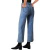 imageAstylish Womens Jeans Wide Leg High Waisted Stretchy Straight Leg Jeans Trendy Ankle Denim Pants with Patch PocketSky Blue