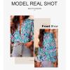 imageAstylish Womens 2025 Casual VNeck Long Sleeve Shirts Paisley Print Tops Floral Boho Blouses TunicLight Blue