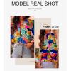 imageAstylish Womens 2025 Casual VNeck Long Sleeve Shirts Paisley Print Tops Floral Boho Blouses TunicOrange