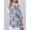 imageAstylish Womens 2025 Casual VNeck Long Sleeve Shirts Paisley Print Tops Floral Boho Blouses TunicSky Blue