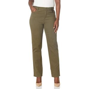 imageGloria Vanderbilt Womens Amanda Classic High Rise Tapered JeanOlive Leaf